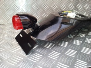 Bobbed Mudguard & Light